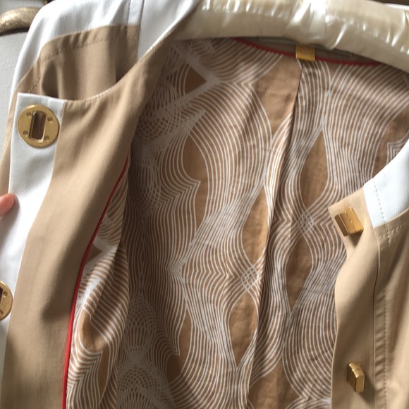 Leifsdottir leather and canvas coat - Picture 3 of 8